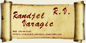 Ranđel Varagić vizit kartica